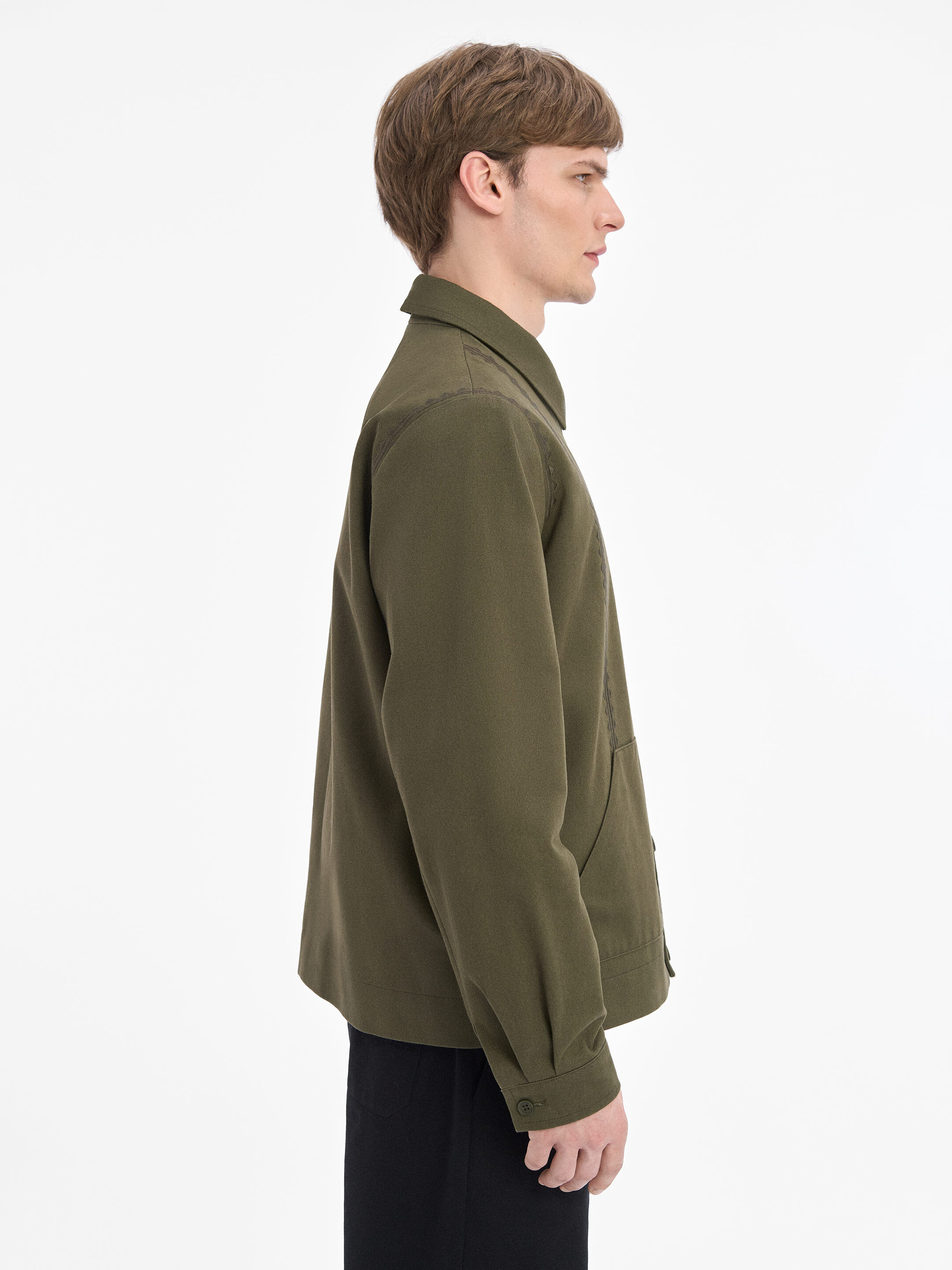 “Veret” dark green jacket photo