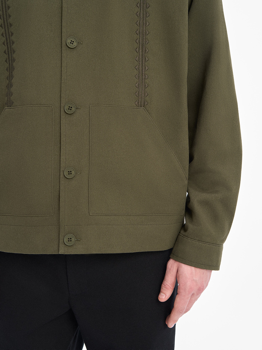 “Veret” dark green jacket [0]