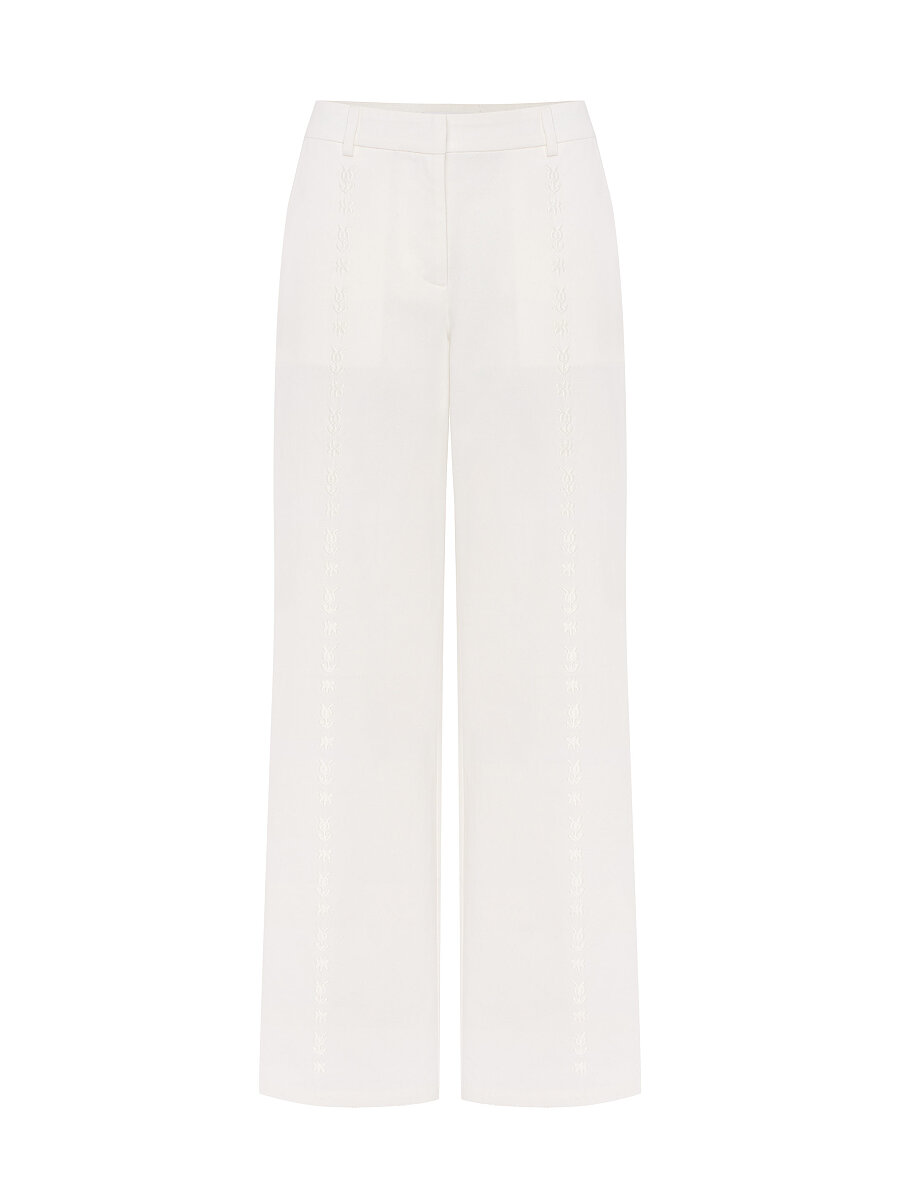 “Osonnia” white pants [0]