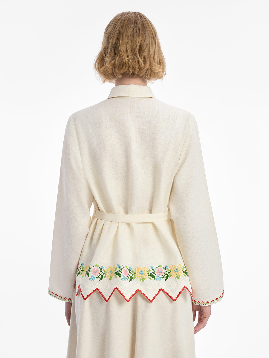 “Spivy” Shirt, Ivory [0]