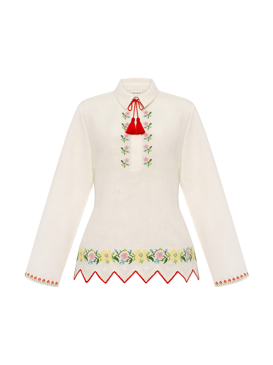 “Spivy” Shirt, Ivory [0]