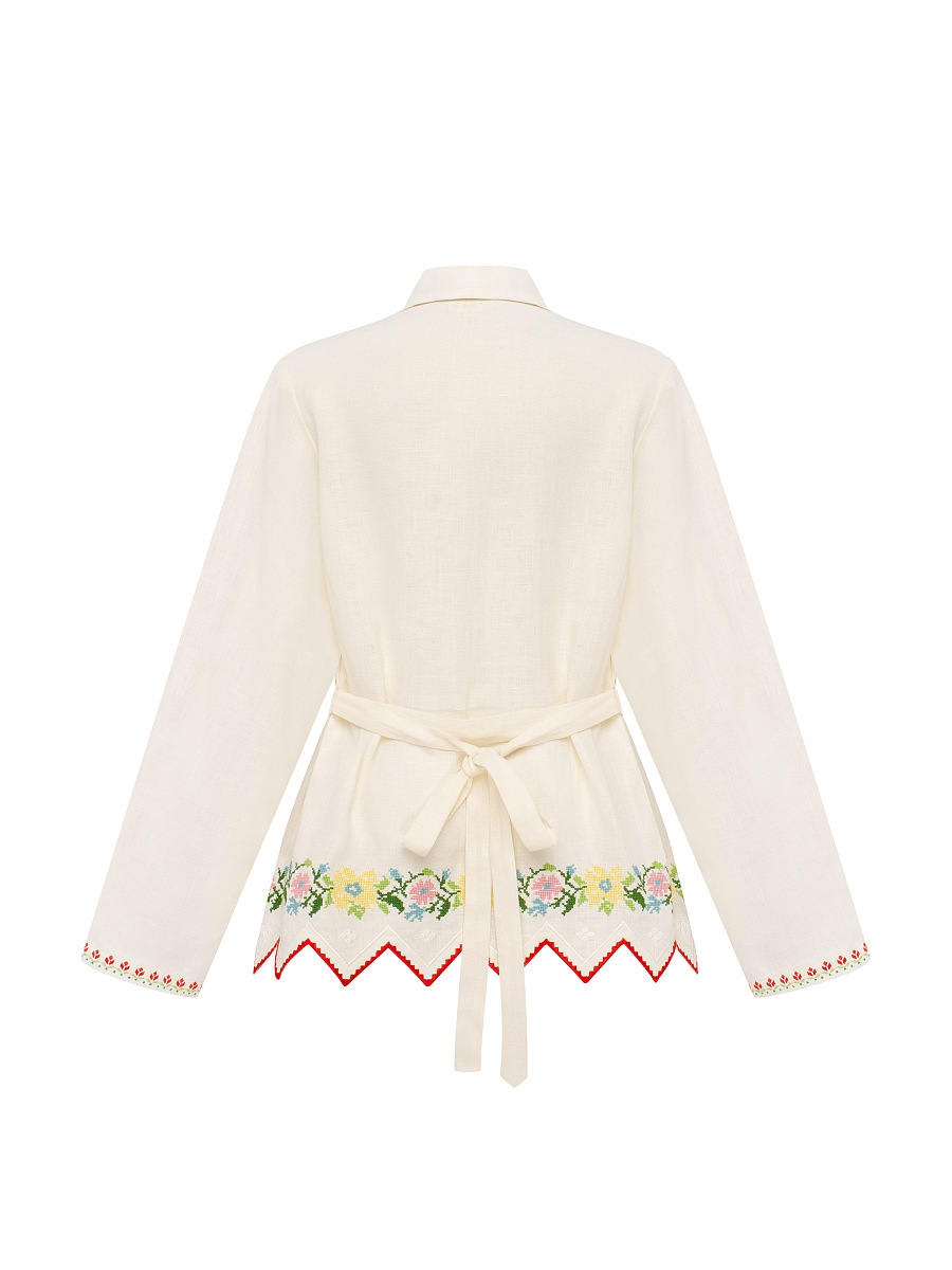 “Spivy” Shirt, Ivory [0]
