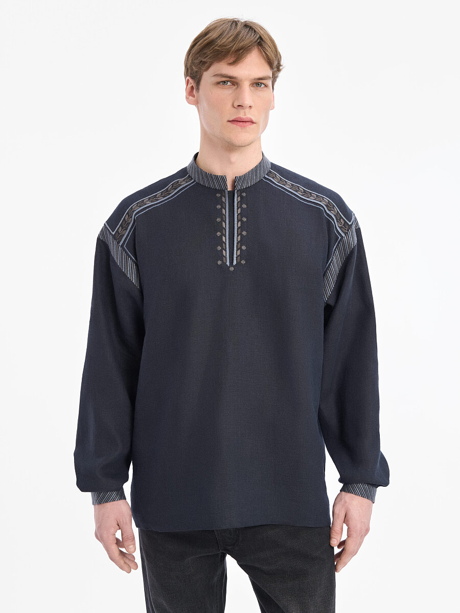 “Burevii” Shirt, Deep Navy [0]