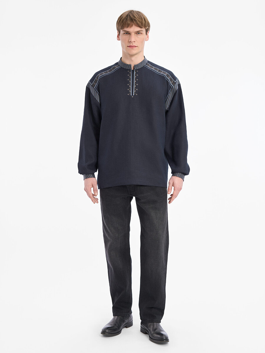 “Burevii” Shirt, Deep Navy [0]