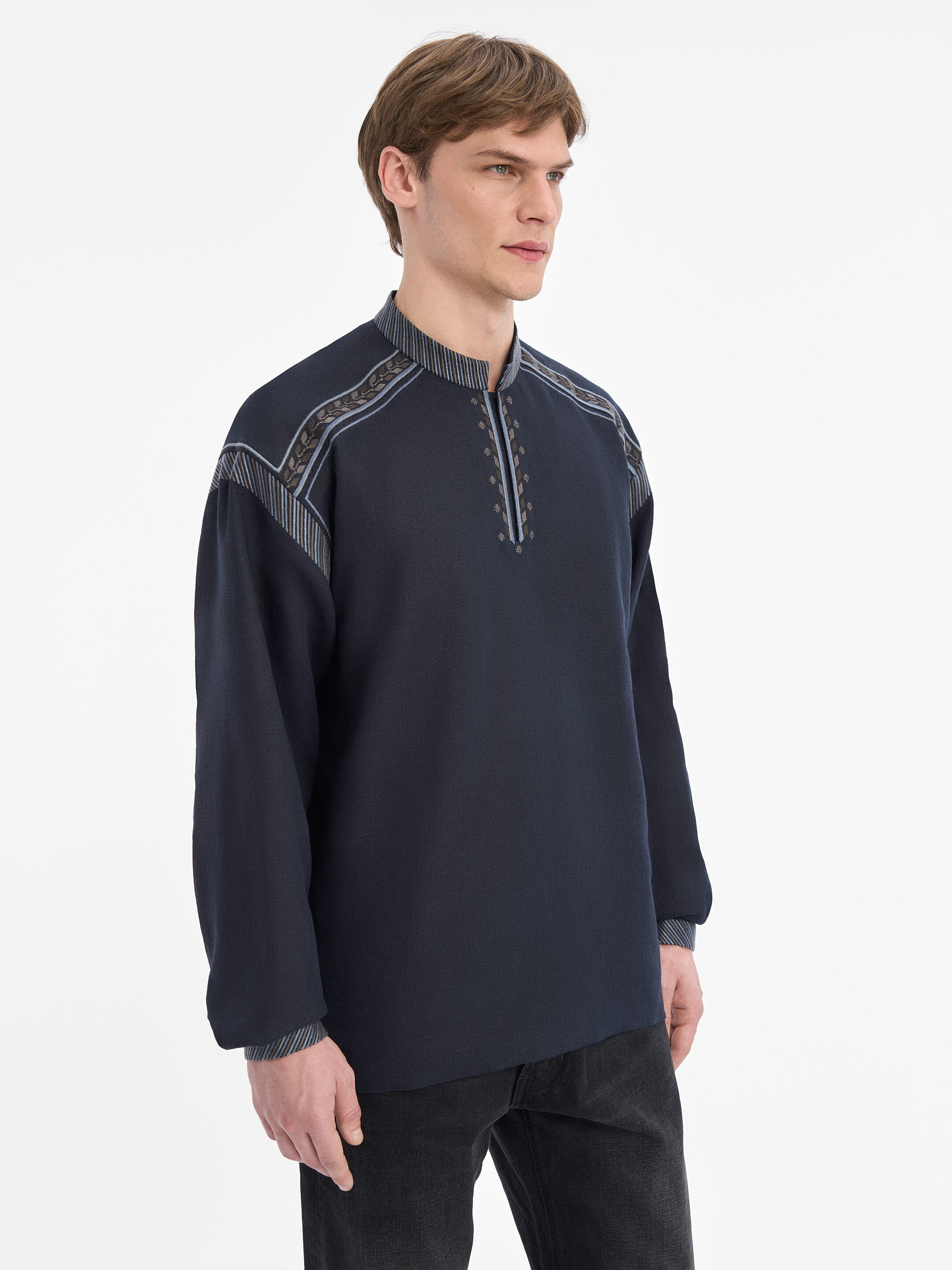“Burevii” Shirt, Deep Navy photo