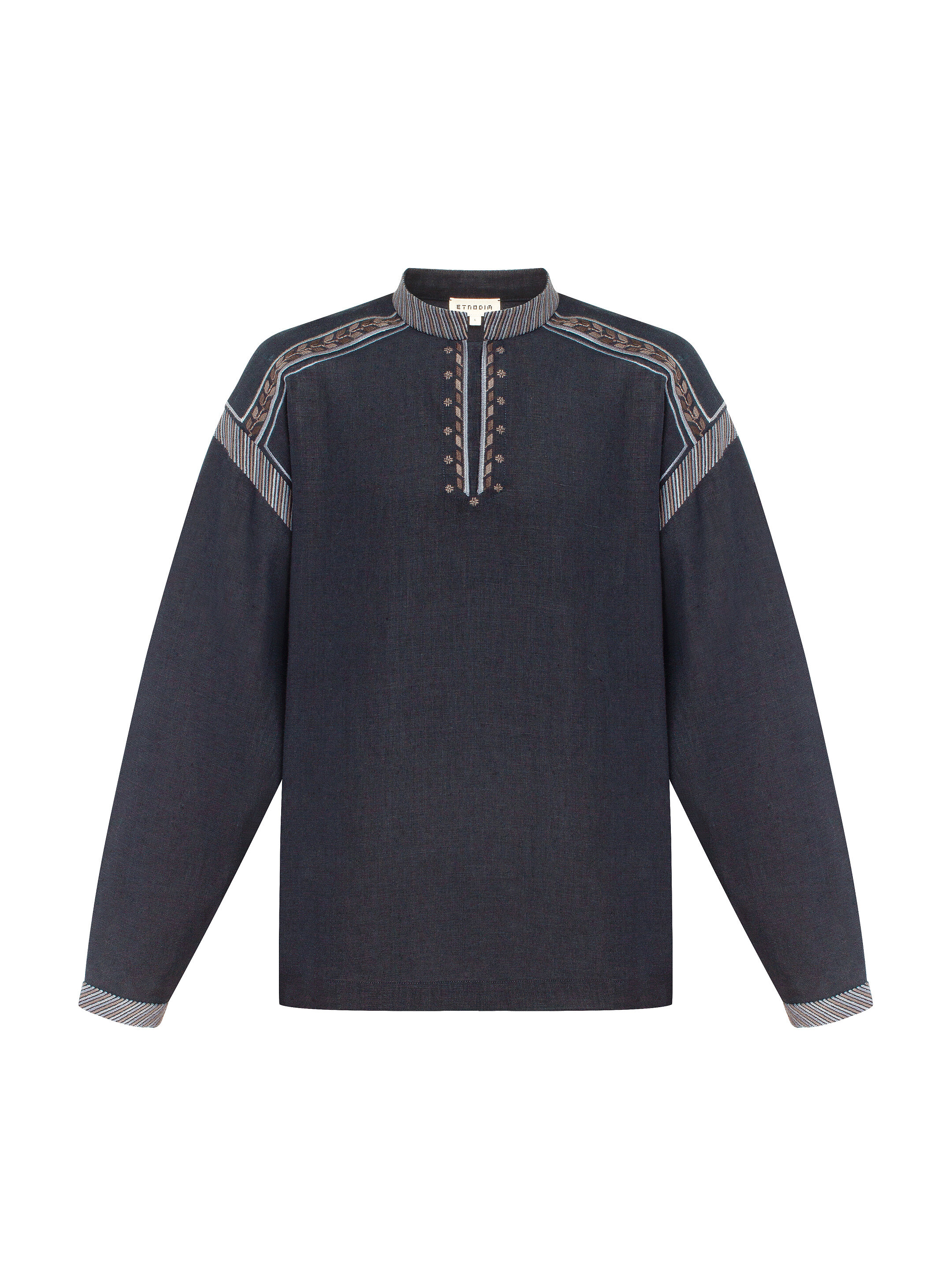 “Burevii” Shirt, Deep Navy fitting