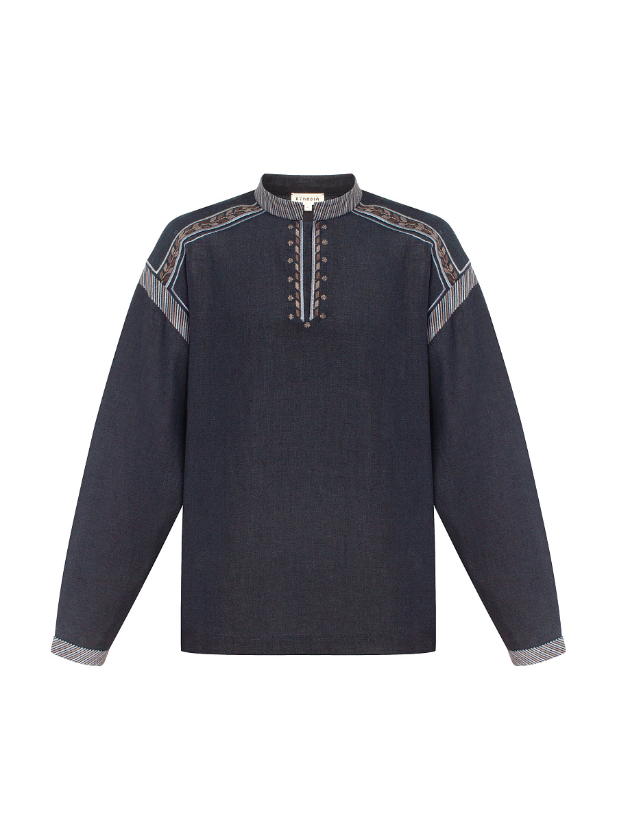 “Burevii” Shirt, Deep Navy [0]
