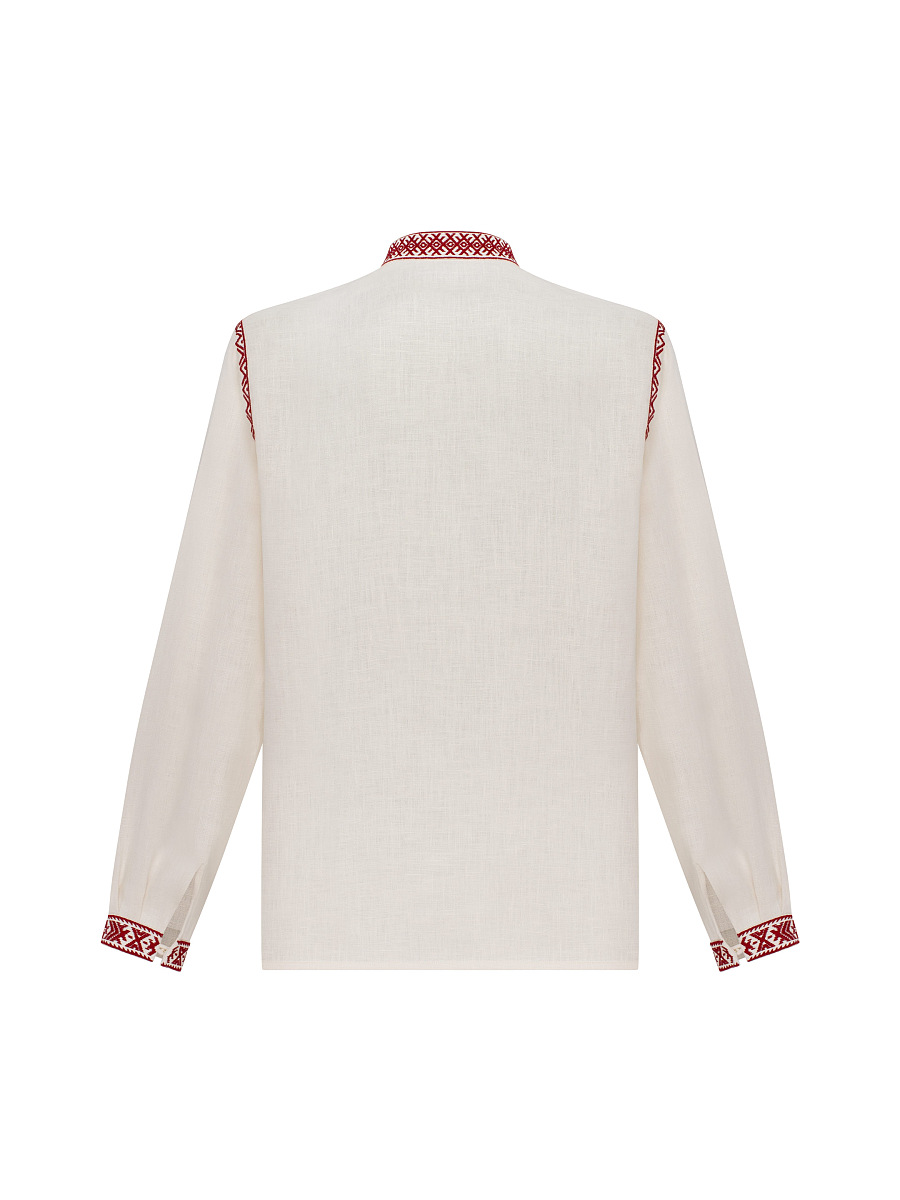 “Eney” men’s shirt in Ivory [0]