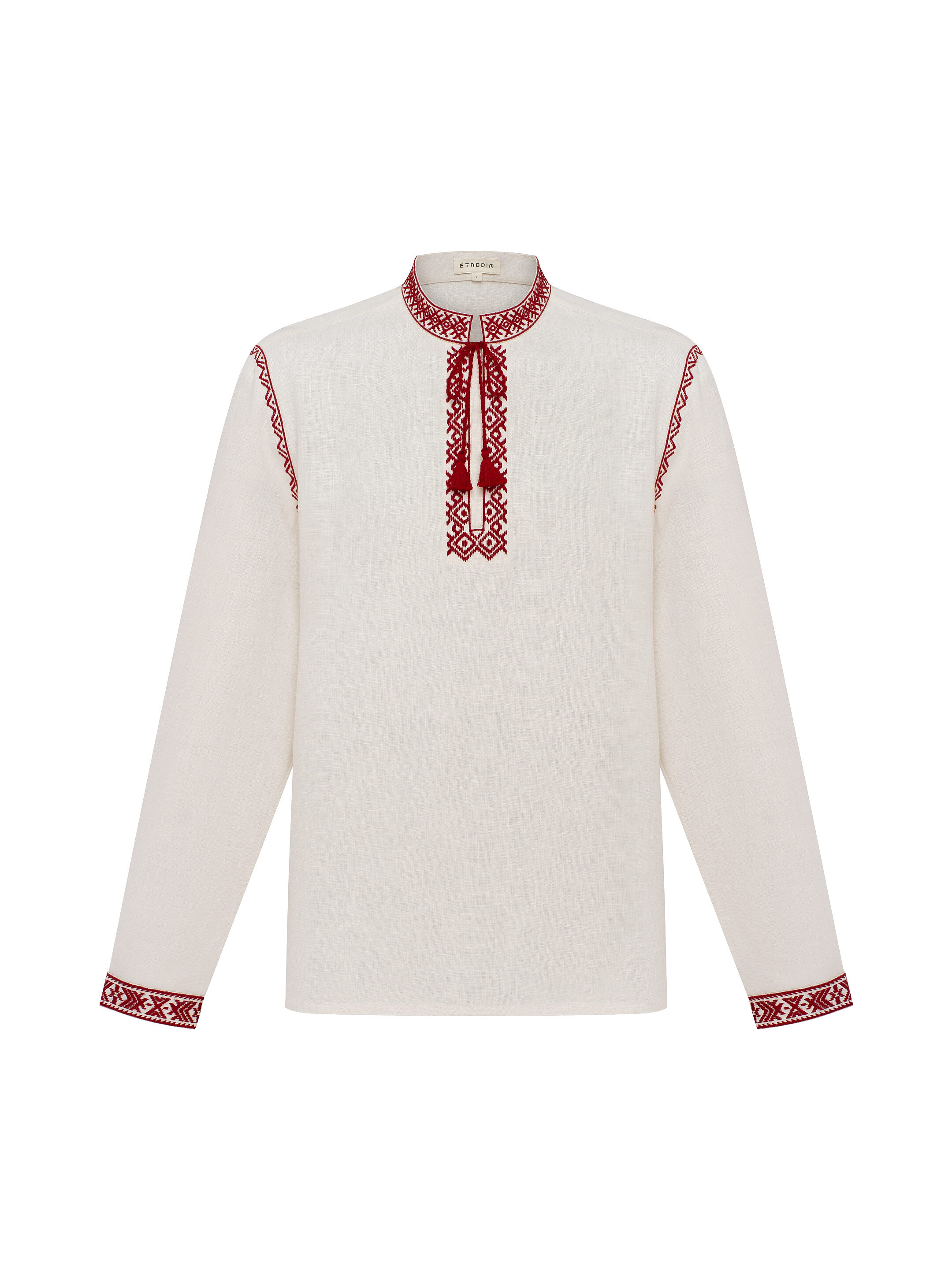 “Eney” men’s shirt in Ivory fitting