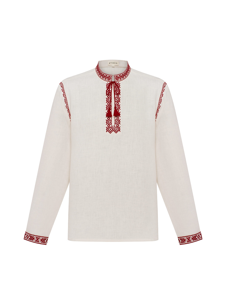 “Eney” men’s shirt in Ivory [0]