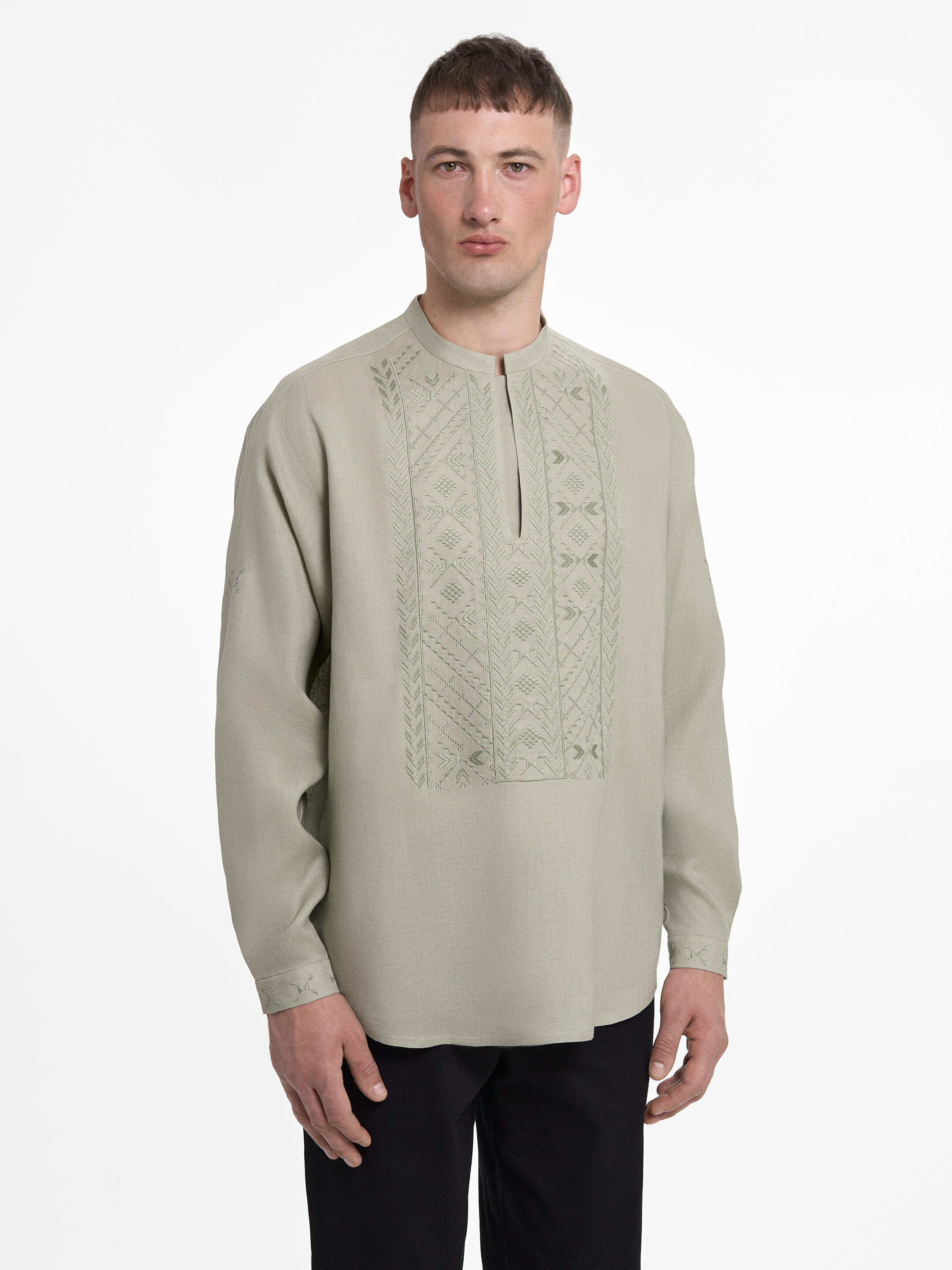 “Serpiy” shirt in Sage Buy
