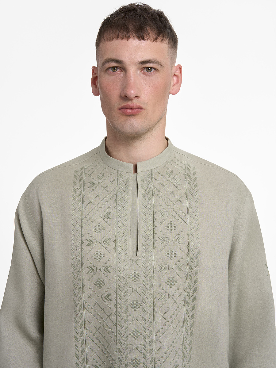 “Serpiy” shirt in Sage [0]