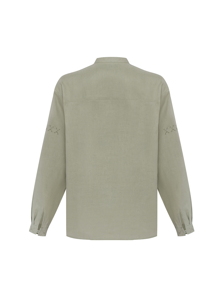 “Serpiy” shirt in Sage [0]