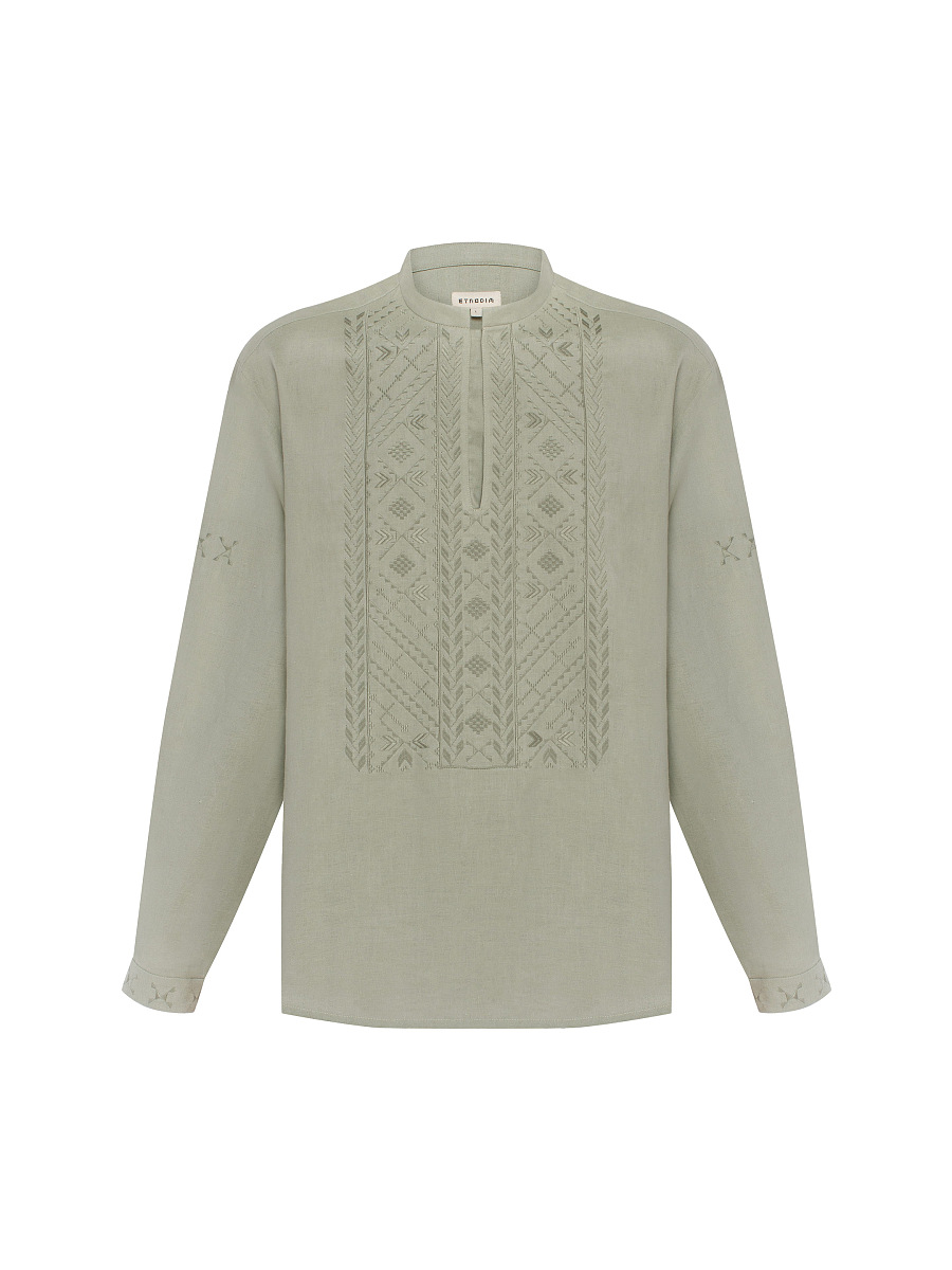 “Serpiy” shirt in Sage [0]