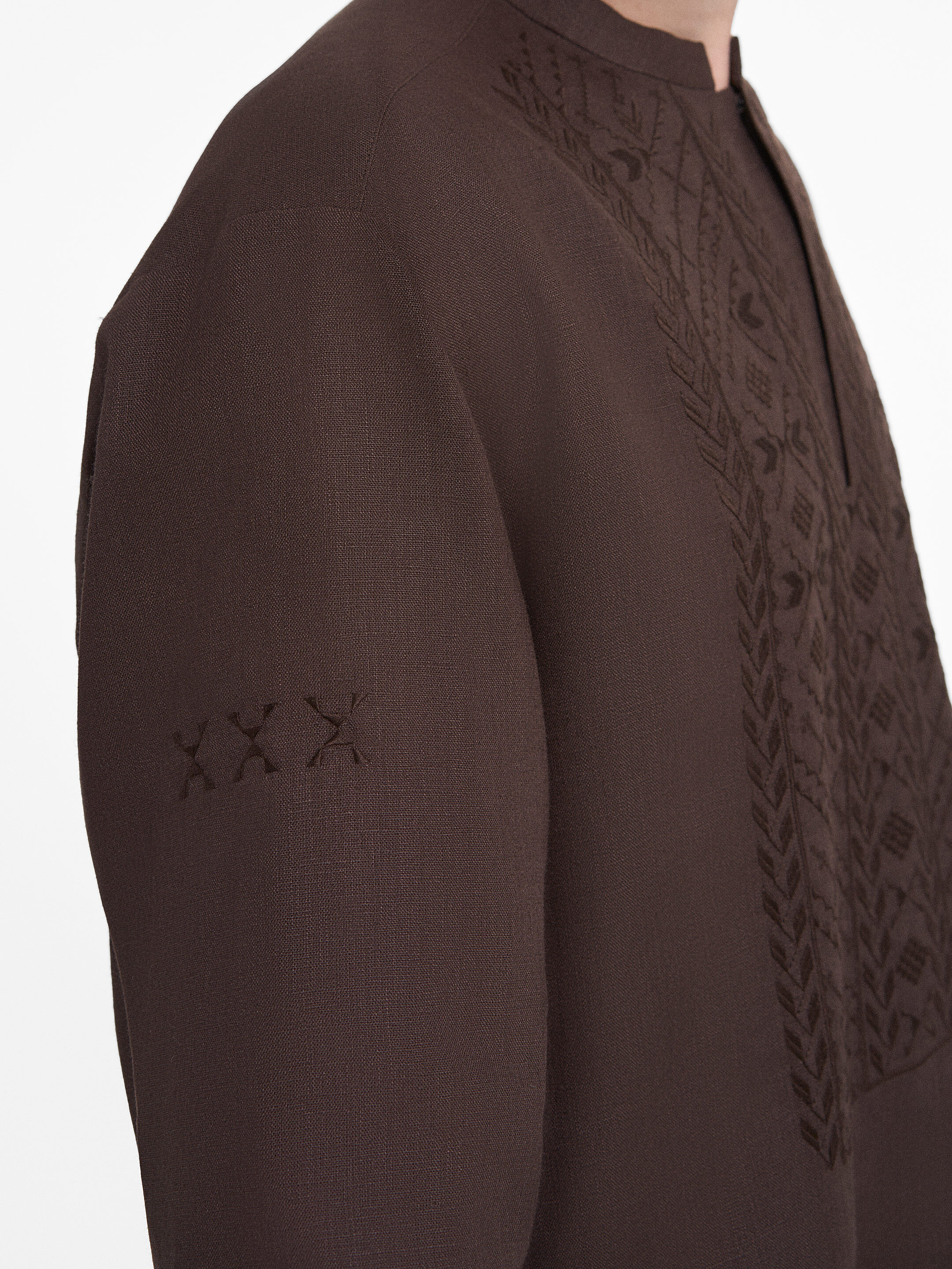 “Serpiy” shirt in Brown photo
