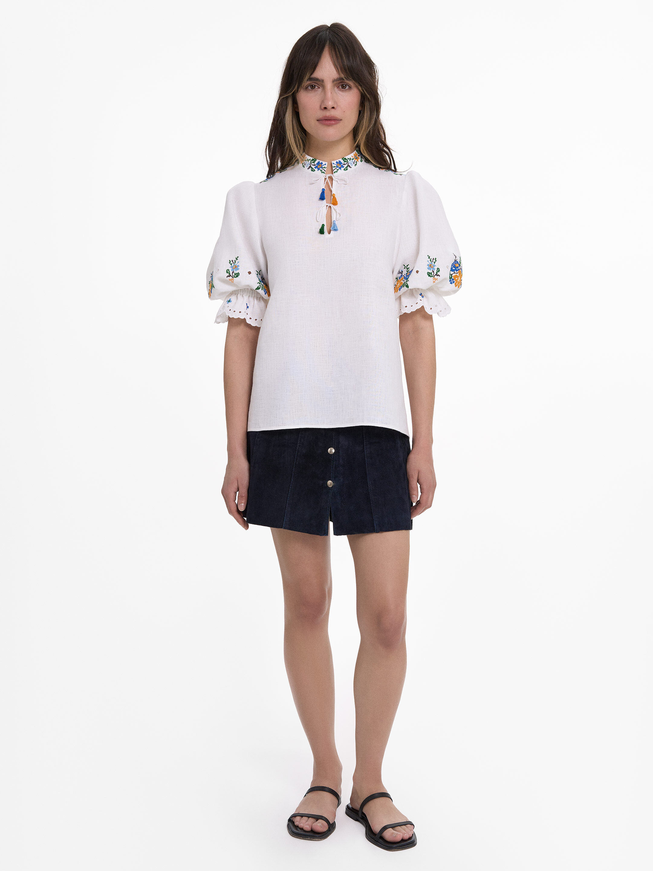 “Vesnoviy” short-sleeved blouse cheap
