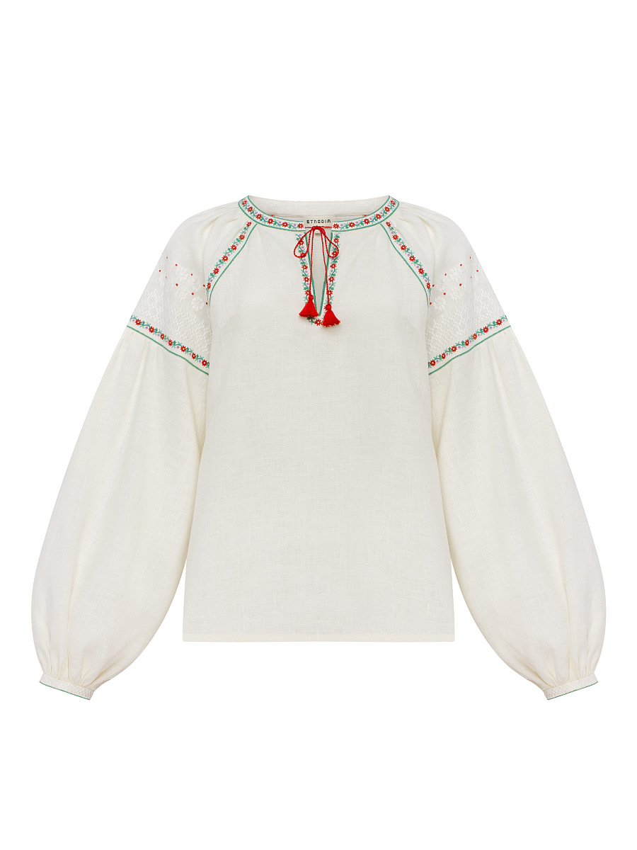 “Syzyk” shirt in Ivory [0]
