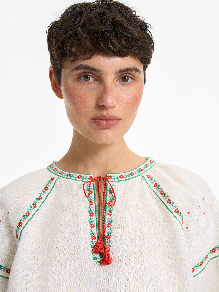“Syzyk” shirt in Ivory [0]