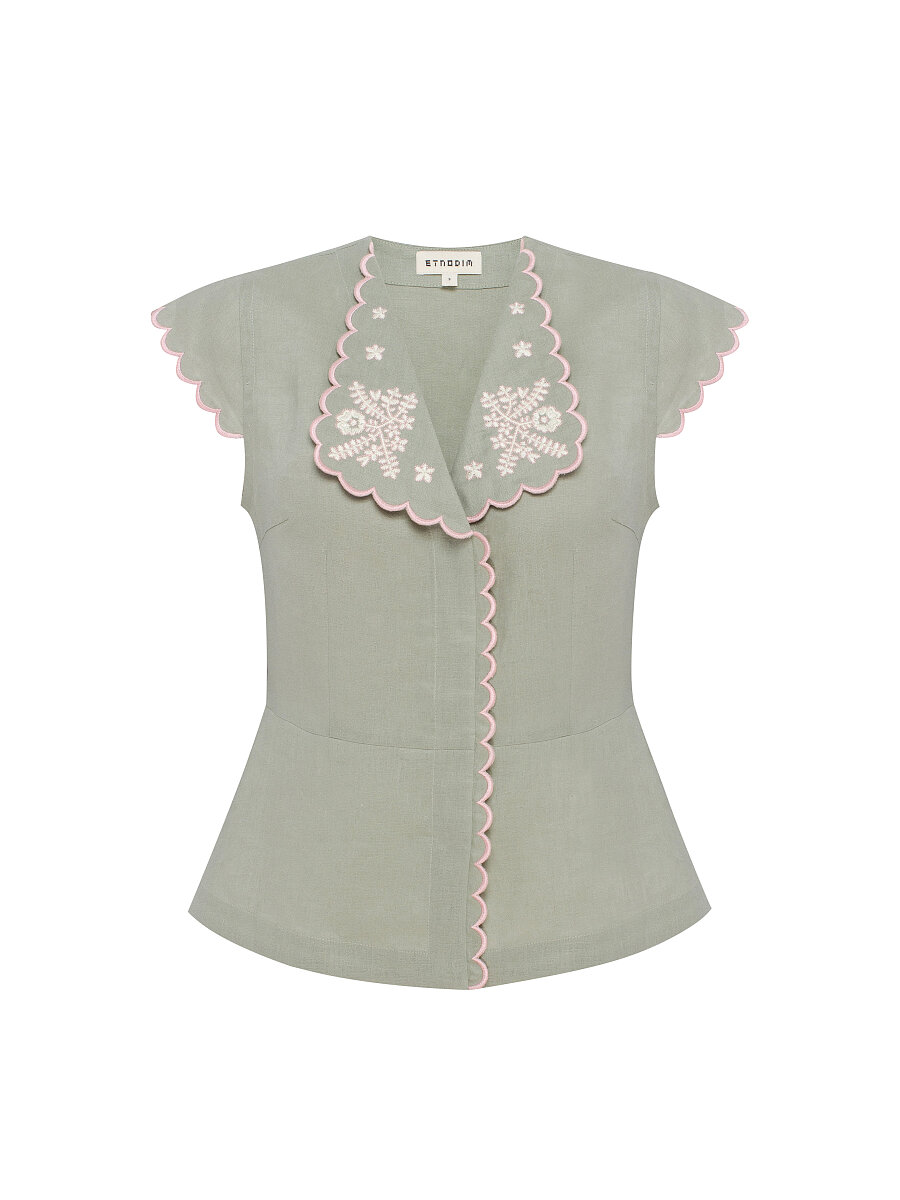 “Yasnytsia” Light Green Top [0]