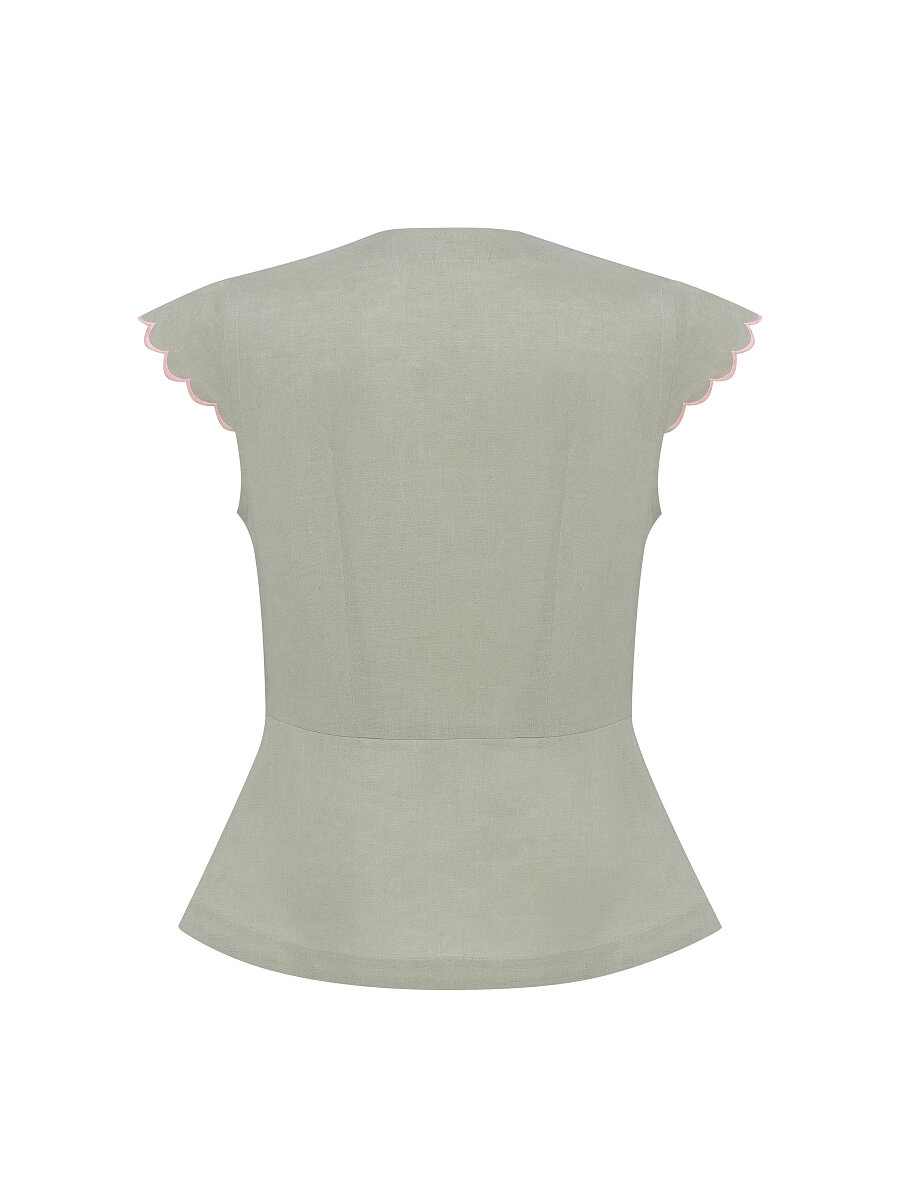 “Yasnytsia” Light Green Top [0]