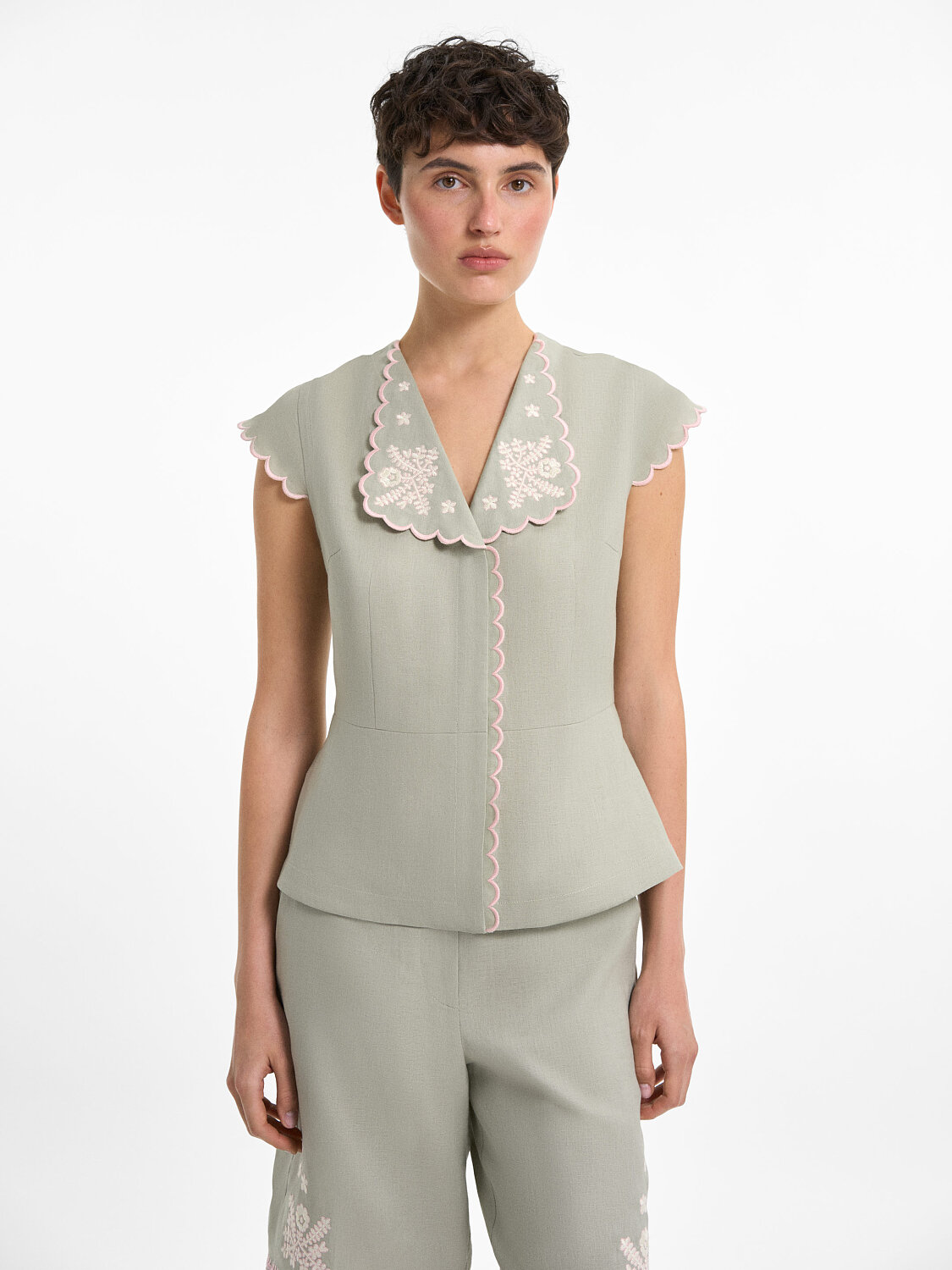 “Yasnytsia” Light Green Top