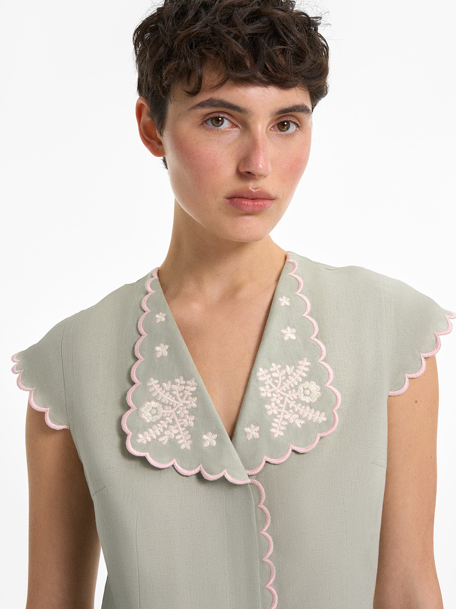 “Yasnytsia” Light Green Top [0]