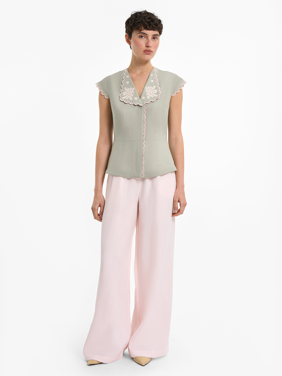 “Yasnytsia” Light Green Top [0]
