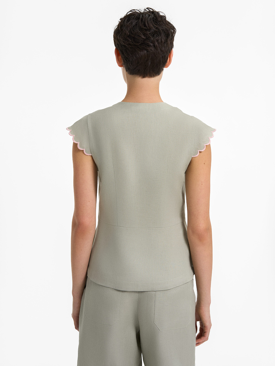 “Yasnytsia” Light Green Top [0]