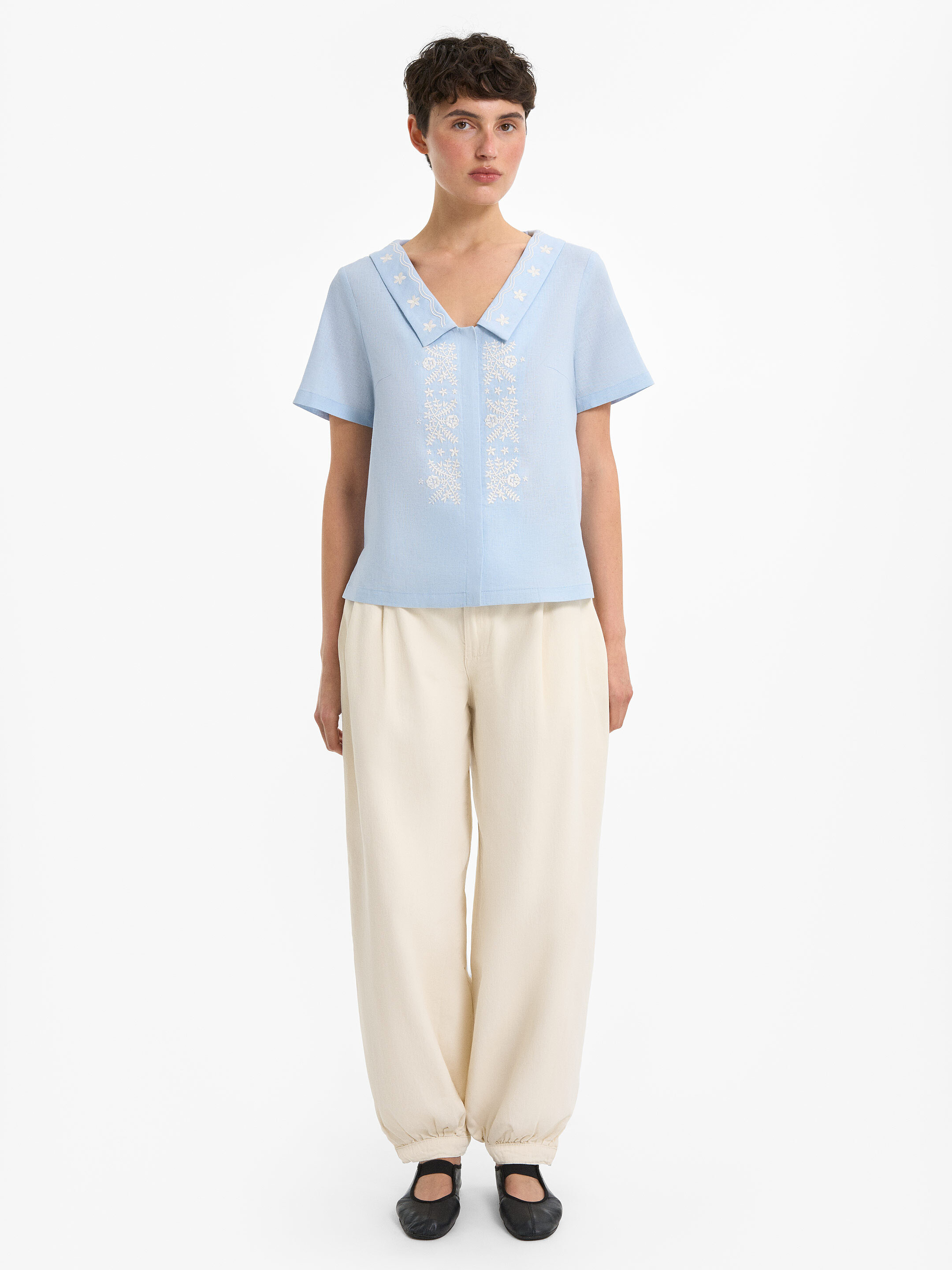 “Zahrava” Blue Top cheap