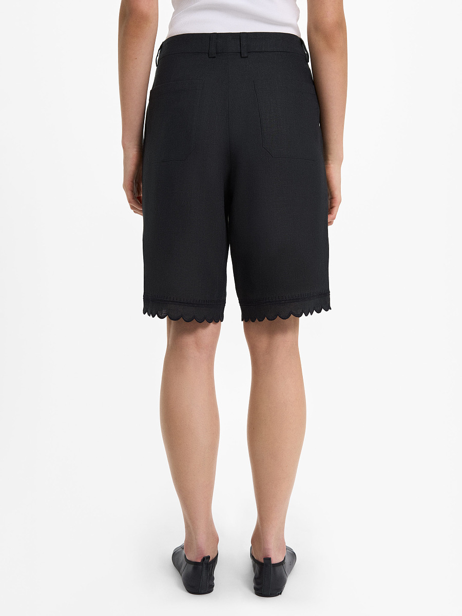 “Azali” Black Shorts [0]