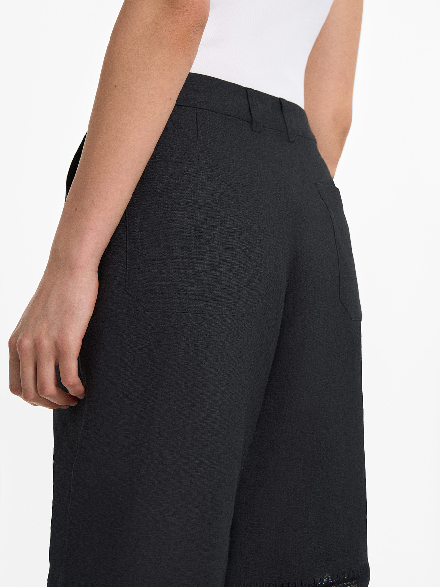“Azali” Black Shorts [0]