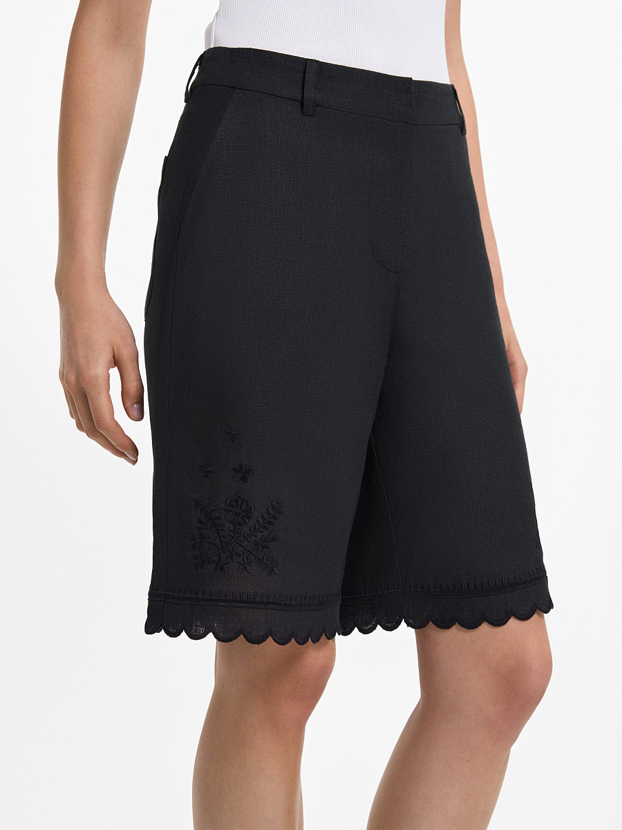 “Azali” Black Shorts [0]