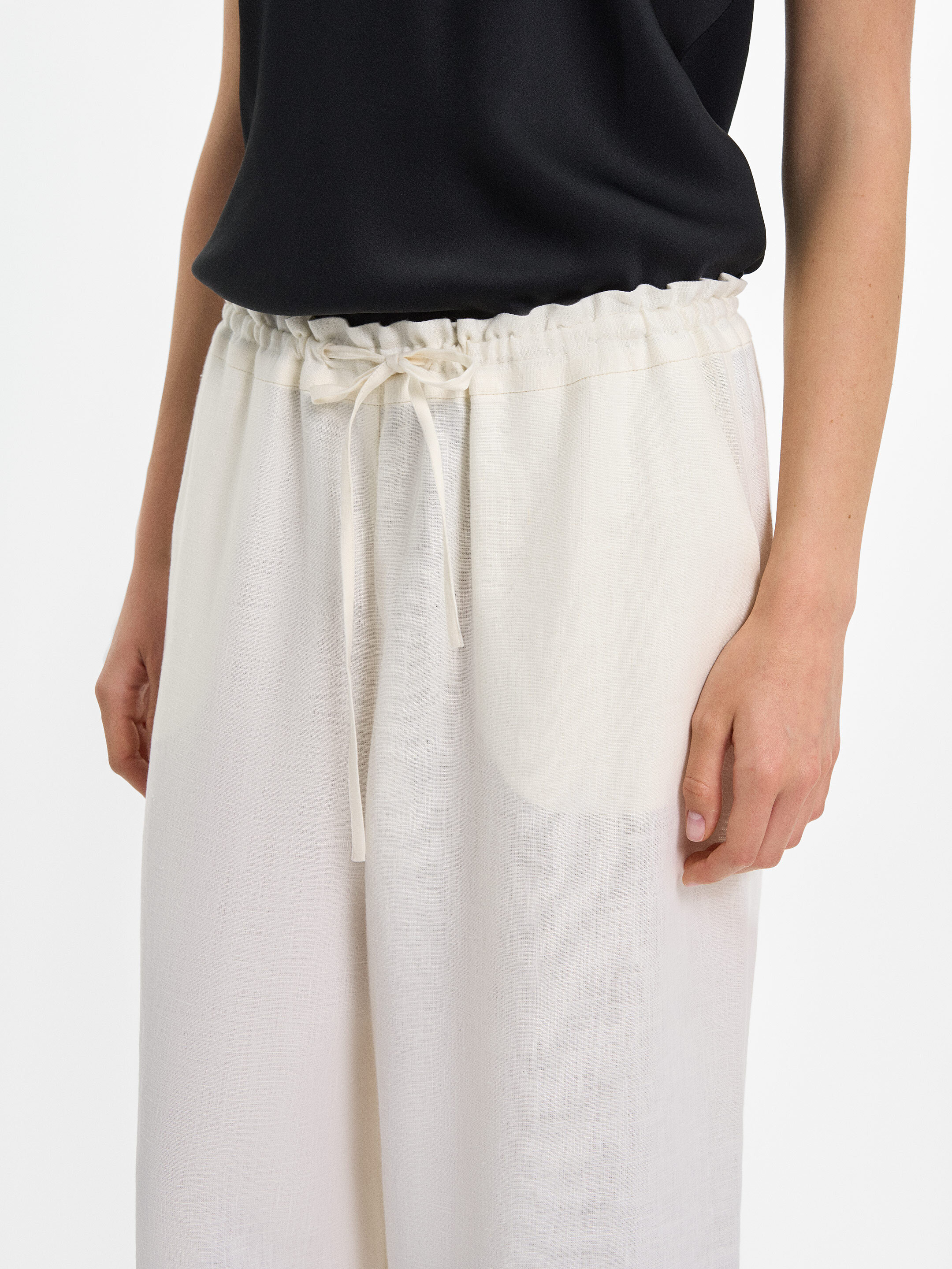 “Vtikha” Milk Trousers cheap