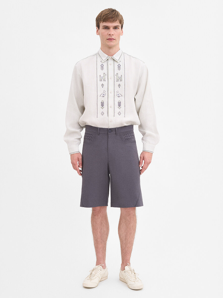 “Ventsi” Men's Grey Shorts [0]