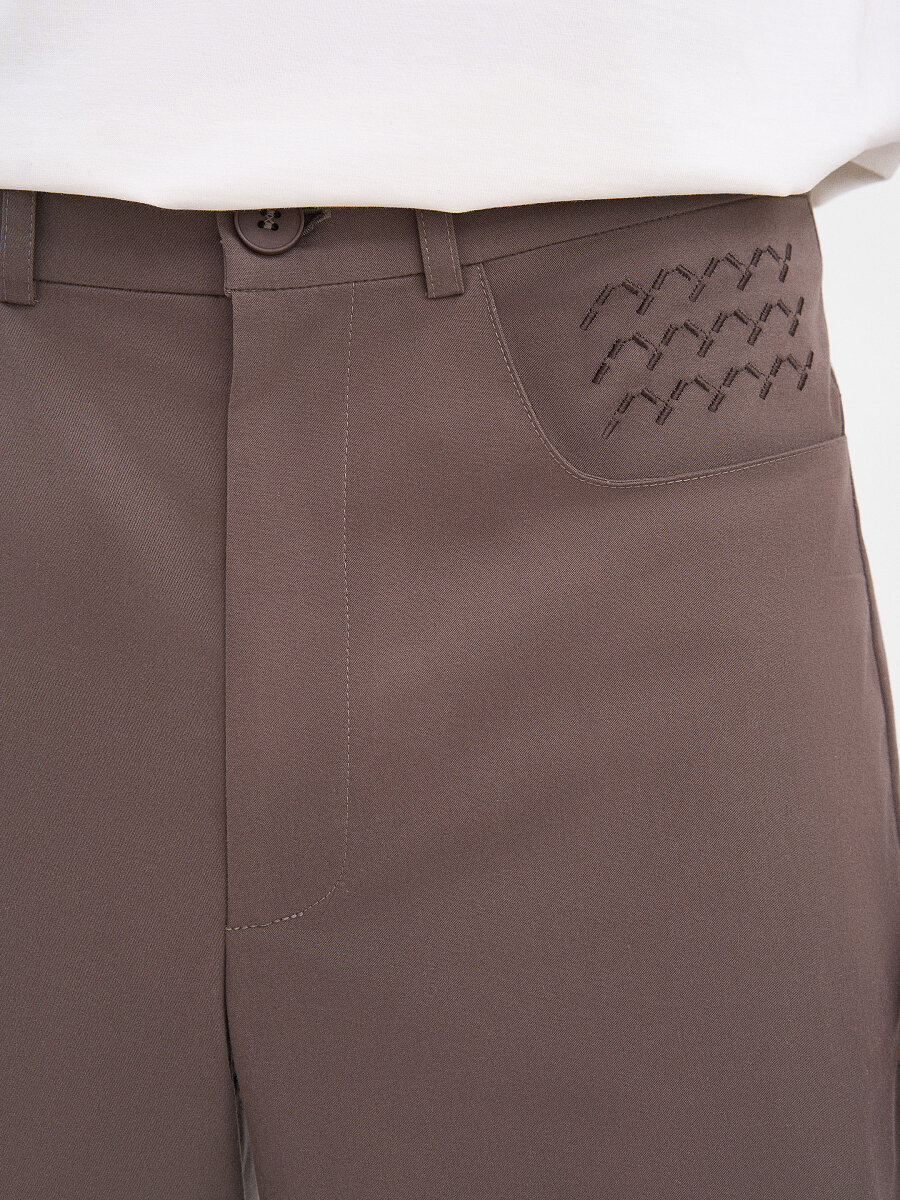 “Ventsi” Men's Brown Shorts [0]