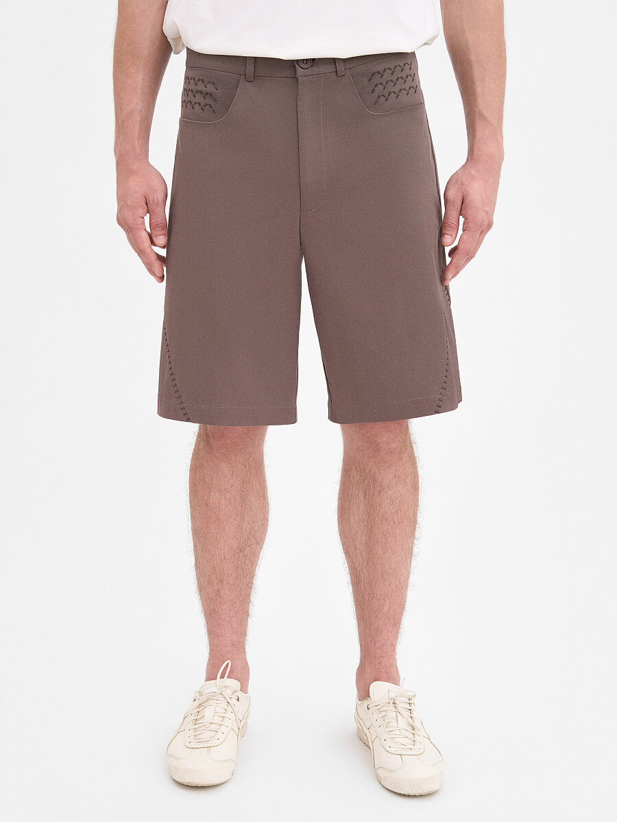 “Ventsi” Men's Brown Shorts [0]