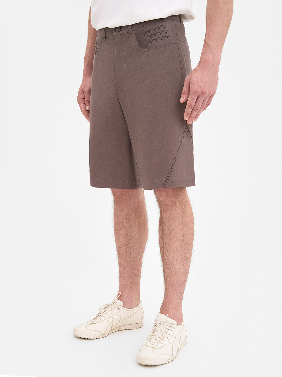 “Ventsi” Men's Brown Shorts [0]