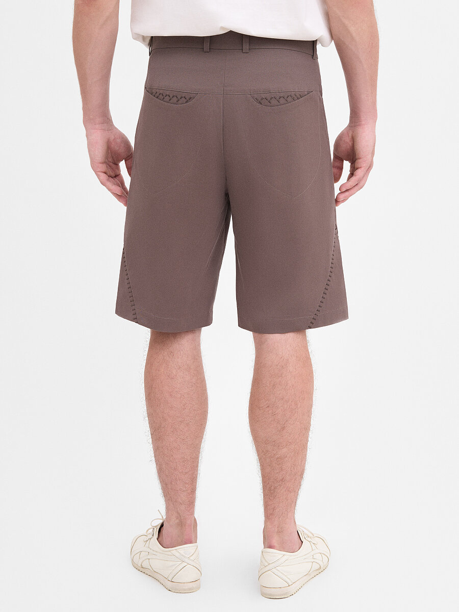 “Ventsi” Men's Brown Shorts [0]
