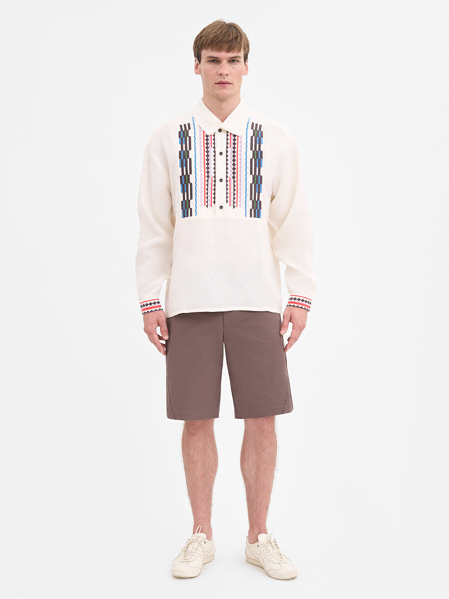 “Ventsi” Men's Brown Shorts [0]