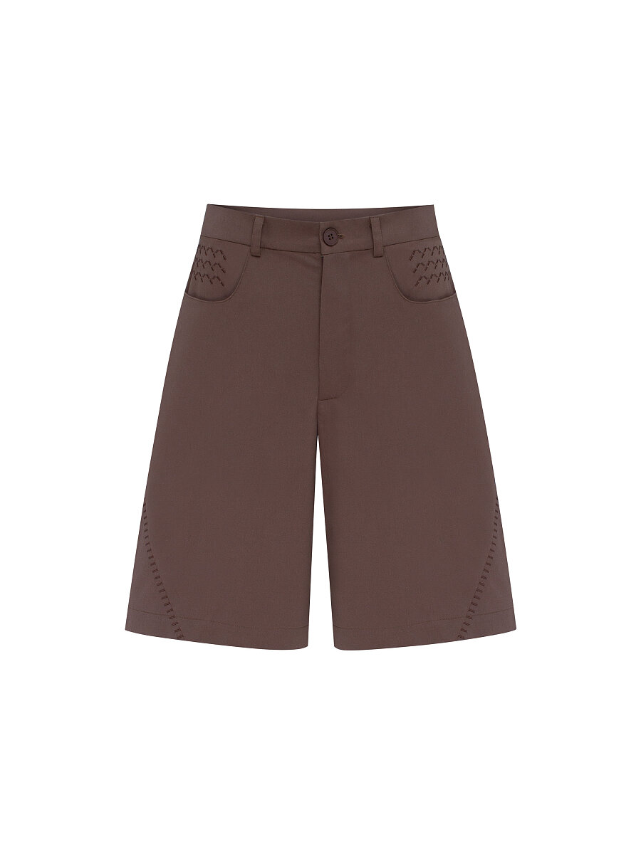 “Ventsi” Men's Brown Shorts [0]