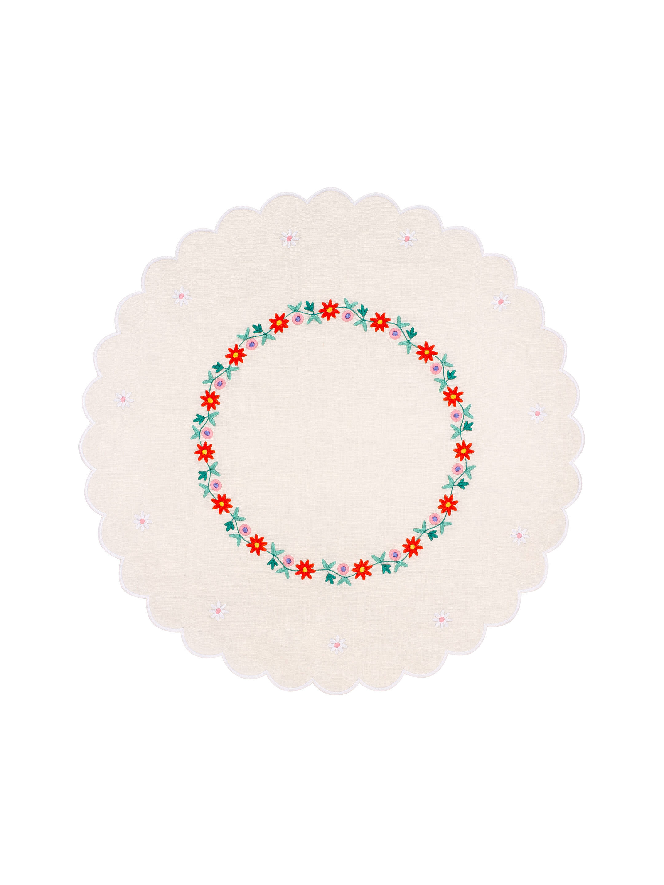 "Kvitneva" round DIY embroidery napkin Buy