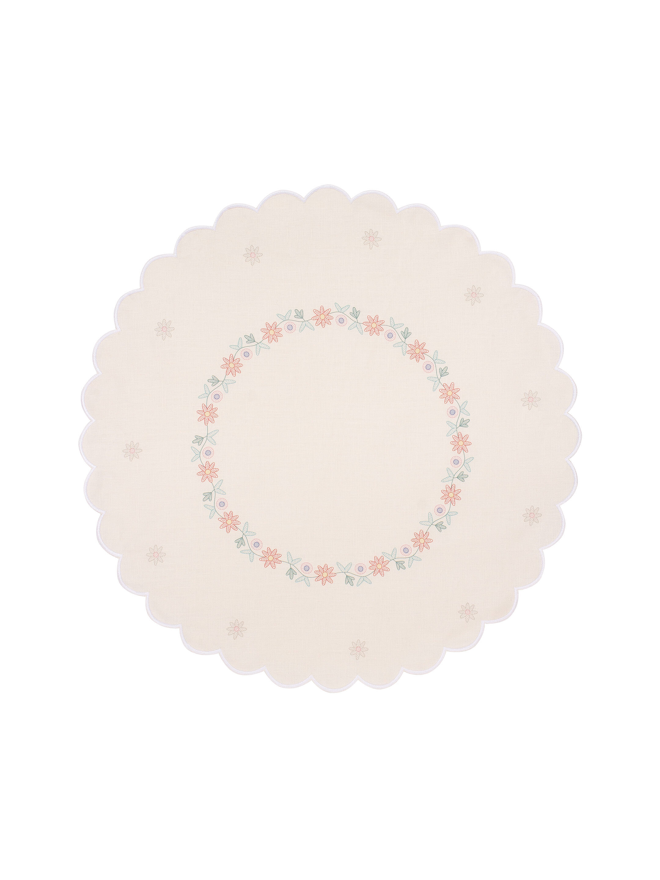 "Kvitneva" round DIY embroidery napkin cheap