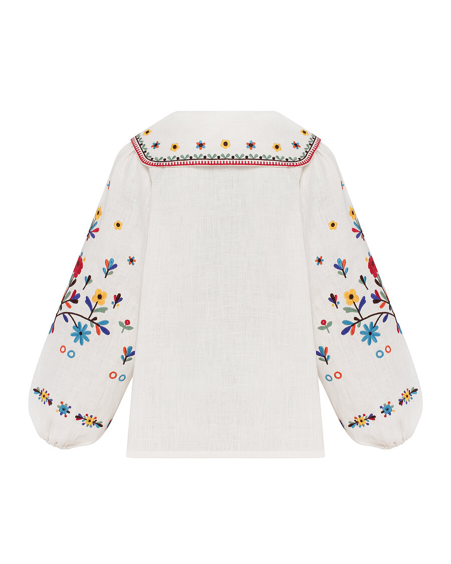 “Yasochka” milk-colored shirt for girls [0]