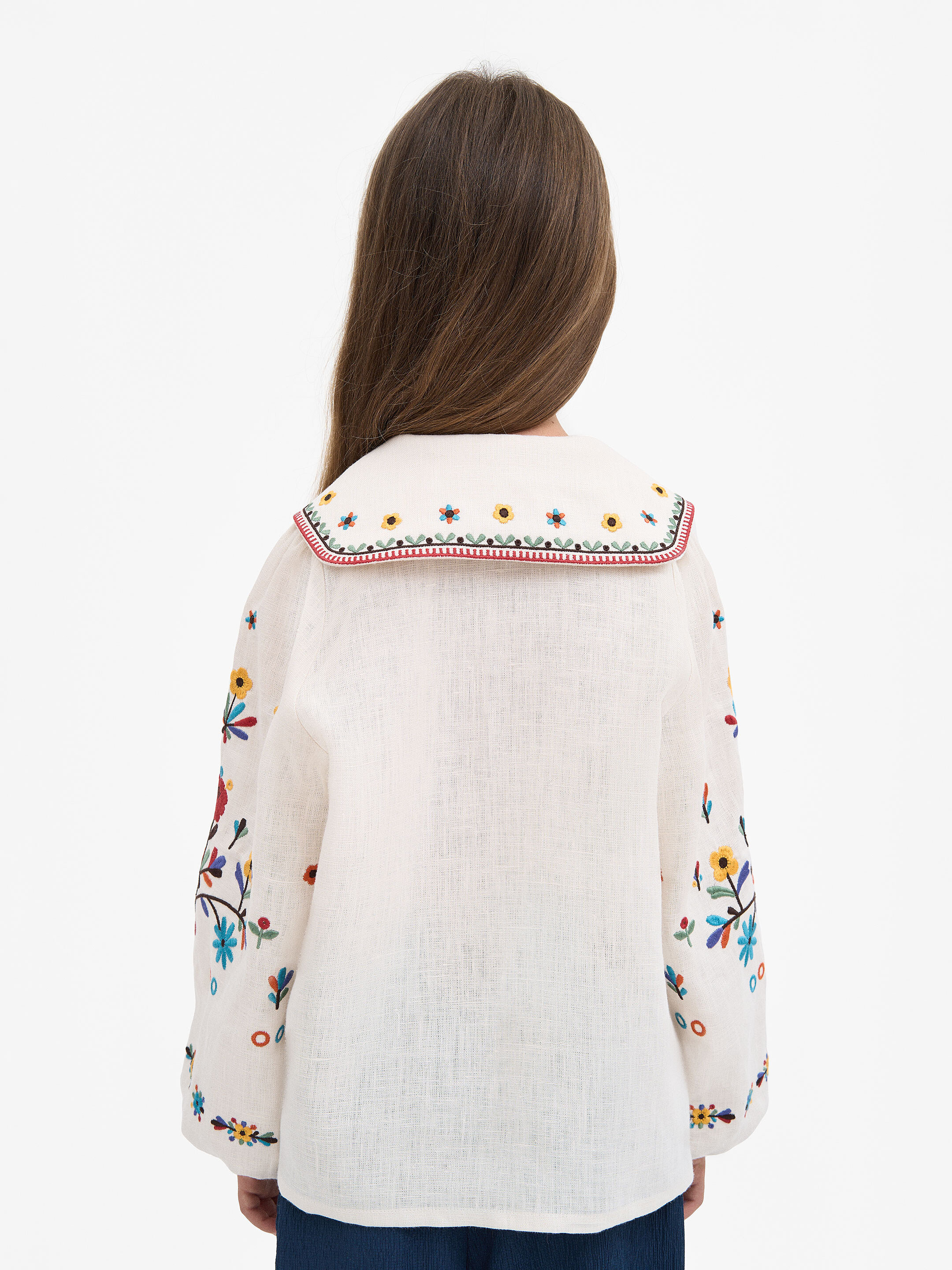 “Yasochka” milk-colored shirt for girls ціна