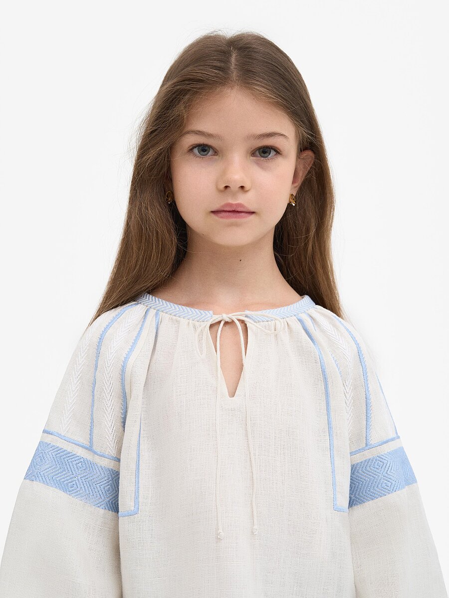 “Mizyn” milk-colored shirt for girls [0]