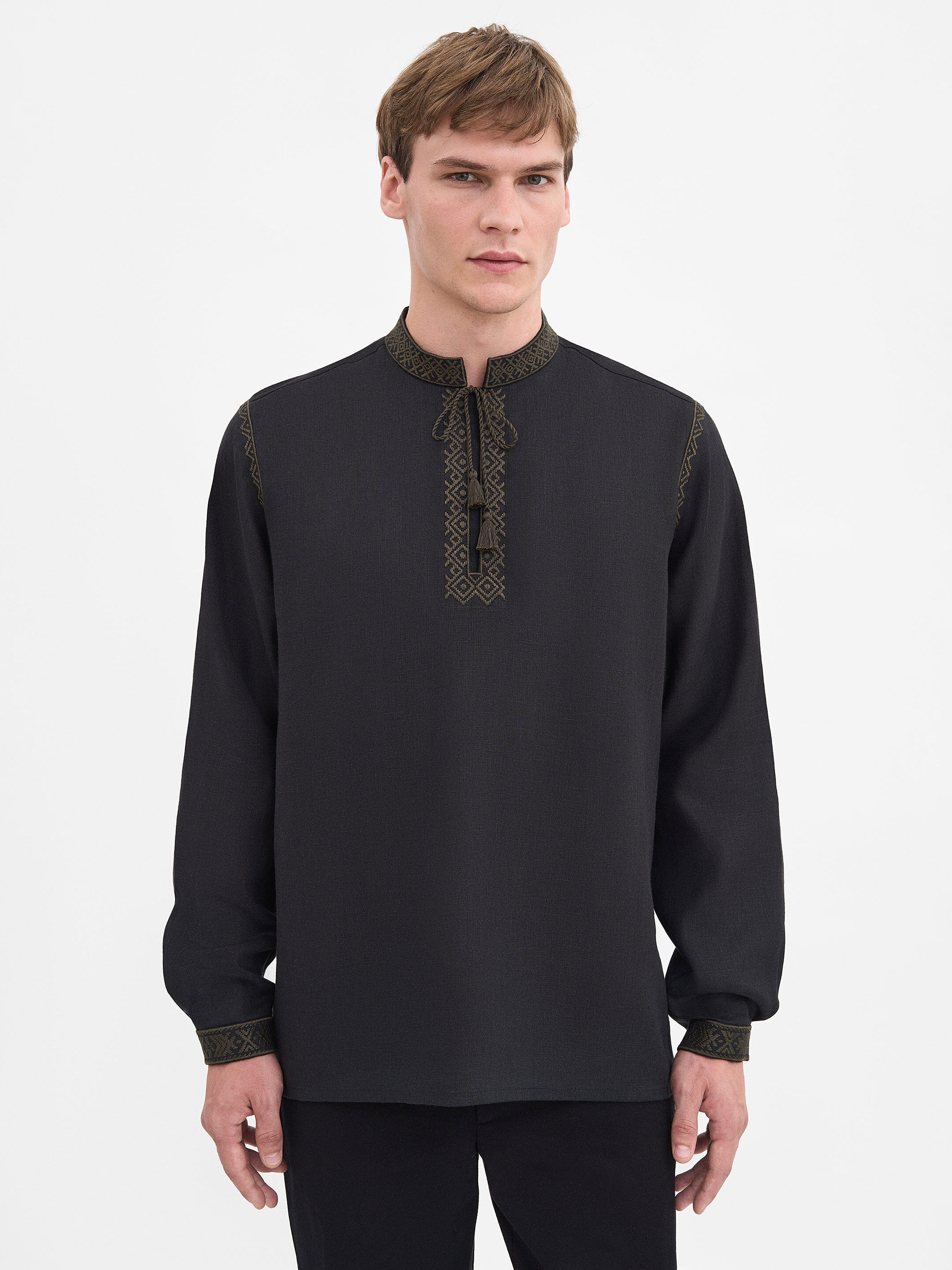 “Eney” men’s shirt in black Buy