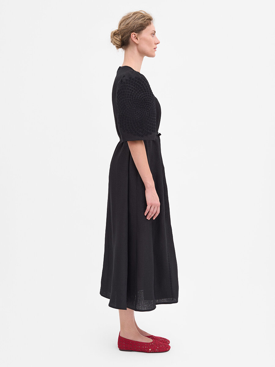 Black "Sontsetsvit" Dress [0]