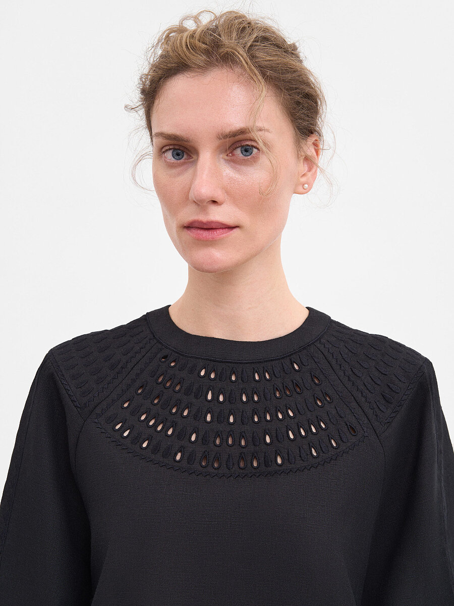 Black Linen "Oserdya" Shirt [0]