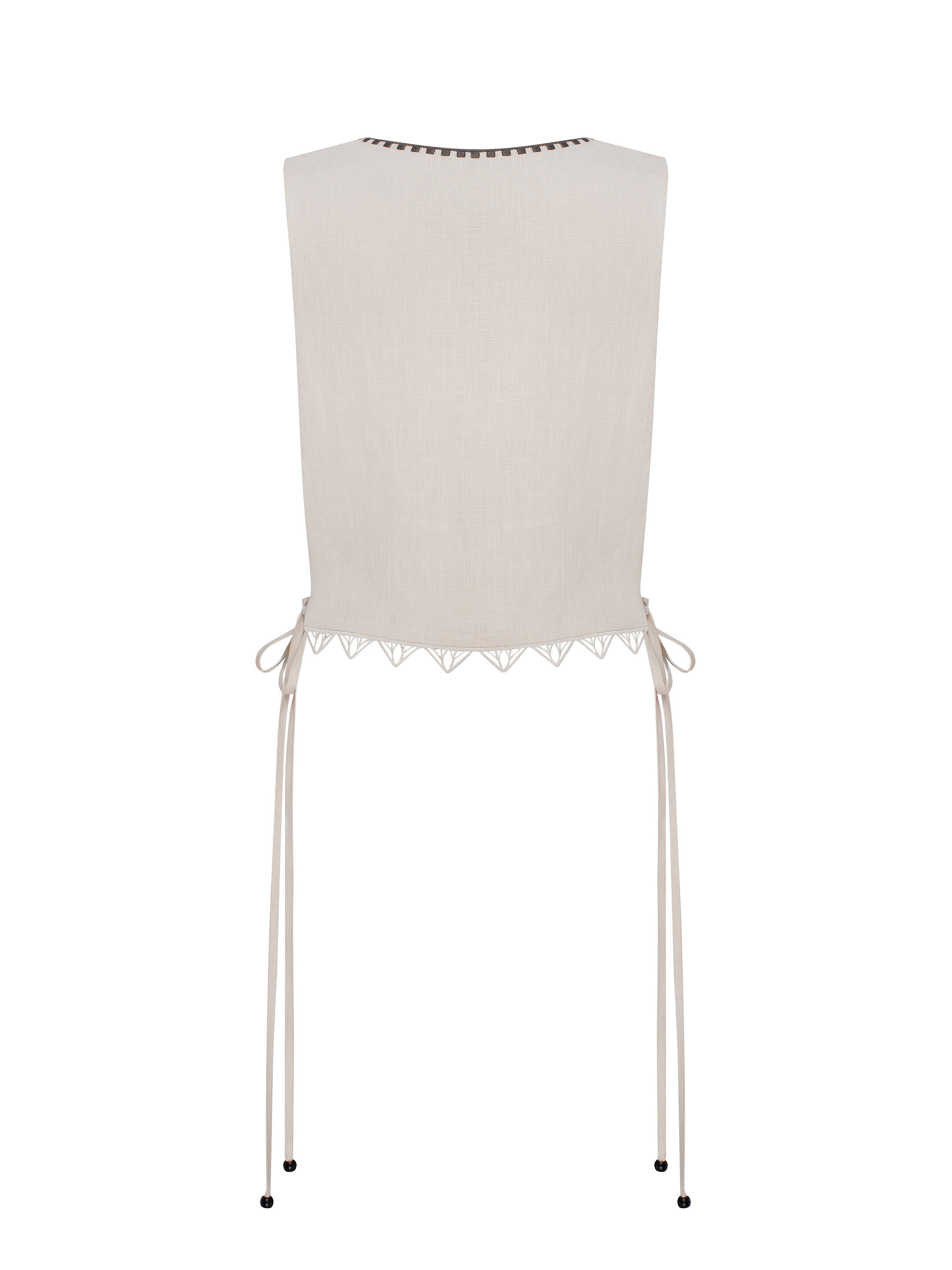 Off-White Linen "Dennytsia" Vest with delivery