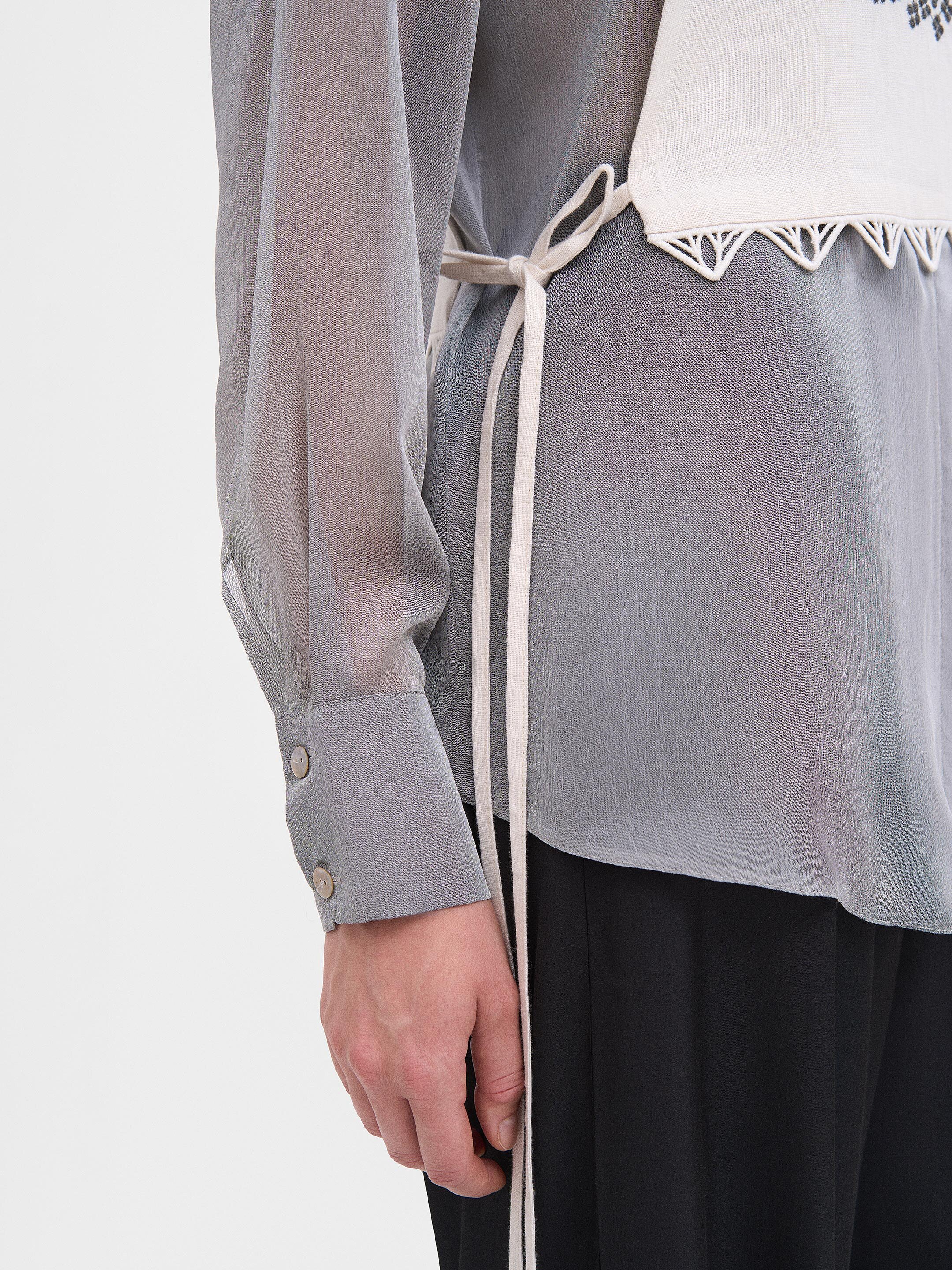 Off-White Linen "Dennytsia" Vest sizes